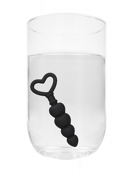 Anal Love Beads - Black - Kulki analne, koraliki analne - 6