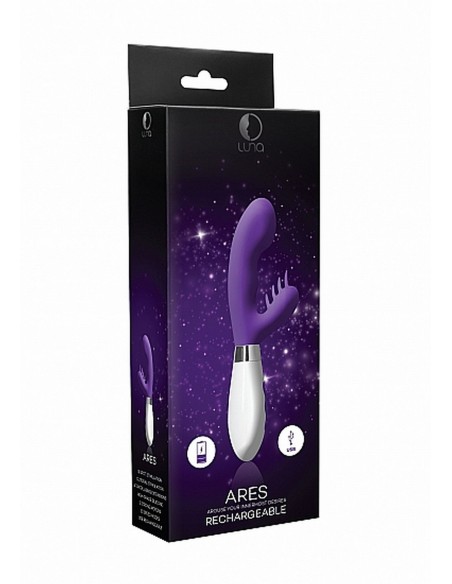 Ares Rechargeable - Purple - Wibratory Punktu G - 2