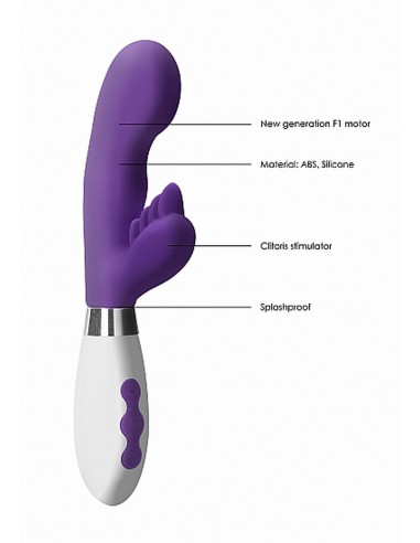 Ares Rechargeable - Purple - Wibratory Punktu G - 9