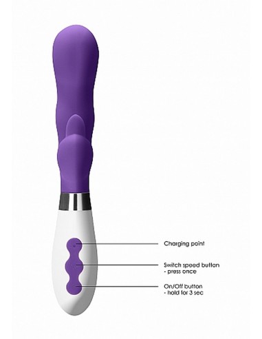 Ares Rechargeable - Purple - Wibratory Punktu G - 10