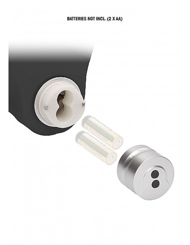 10" / 25 cm Realistic Vibrating Dildo With Balls - Black - Wibratory Realistyczne - 7