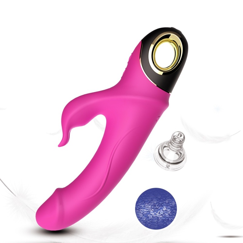 Stymulator łechtaczki Meteror Pink - dwusilnikowy, 2×9 trybów, silikon + ABS, 227 × 87 × 49 mm - 13
