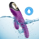 Eternity Purple - wibrator z dwoma silnikami do stymulacji punktu G i łechtaczki, 22,8 cm - 5