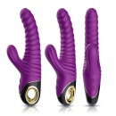 Eternity Purple - wibrator z dwoma silnikami do stymulacji punktu G i łechtaczki, 22,8 cm - 7