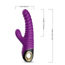 Eternity Purple - wibrator z dwoma silnikami do stymulacji punktu G i łechtaczki, 22,8 cm - 10