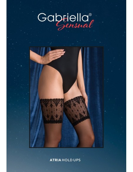 Bielizna-Pończochy cienkie Calze Atria Czarne M/L - Pończochy - 2