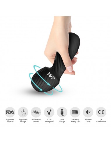 Dazzle black - Wibratory Magic Wand - 5