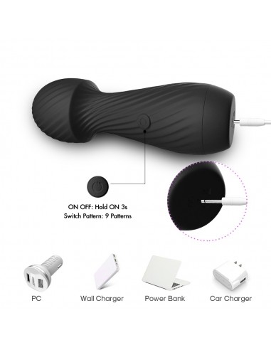 Dazzle black - Wibratory Magic Wand - 7