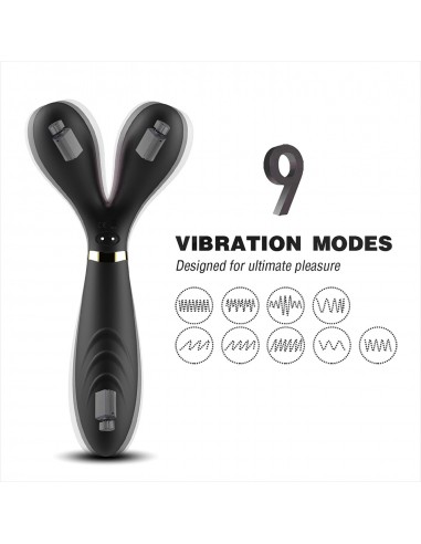 Y-Wand black - WIBRATORY DLA PAR - 3