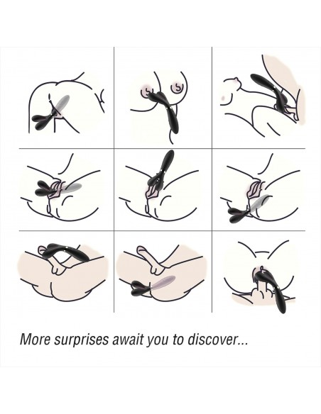 Y-Wand black - WIBRATORY DLA PAR - 4