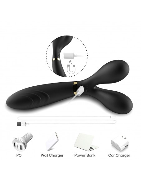 Y-Wand black - WIBRATORY DLA PAR - 8