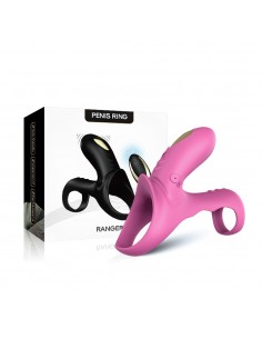 Ranger Red Pink - Pierścienie erekcyjne wibrujące - 1 2