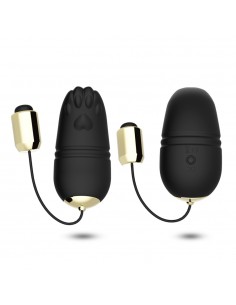 Zdalnie Sterowane Jajeczko Do Gry Wstępnej Kitty Black - Wibratory Jajeczka - 1