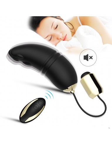 Zdalnie Sterowane Jajeczko Do Gry Wstępnej Kitty Black - Wibratory Jajeczka - 5