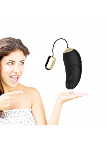 Zdalnie Sterowane Jajeczko Do Gry Wstępnej Kitty Black - Wibratory Jajeczka - 6