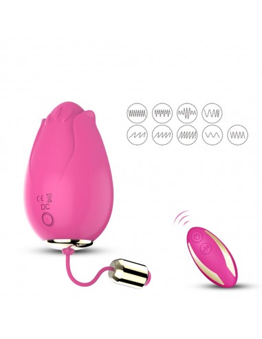 Jajeczko Wibrujące Mandala Rose Pink - Wibratory Jajeczka - 9