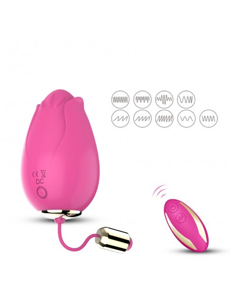 Jajeczko Wibrujące Mandala Rose Pink - Wibratory Jajeczka - 9