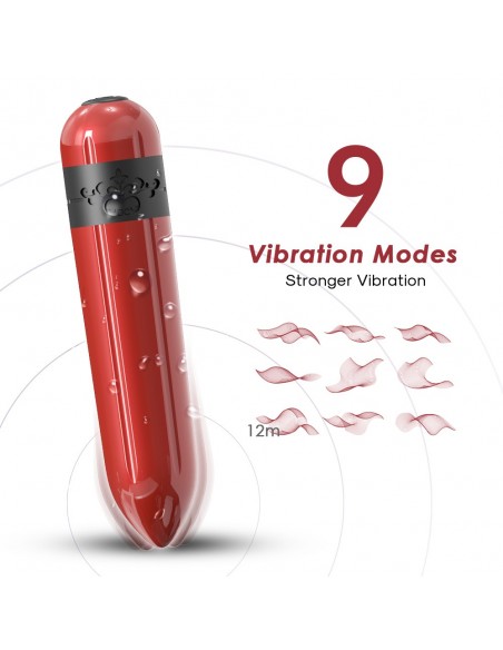 Rocket Red Mały Przenośny Wibrator - Wibratory Mini - 8