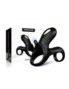 Ranger Black - Pierścienie erekcyjne wibrujące - 1
