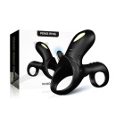 Podwójny pierścień erekcyjny Ranger black - 9 trybów wibracji, wymiary 10,9 × 9,7 × 4,7 cm - 1