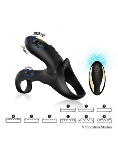 Ranger Black - Pierścienie erekcyjne wibrujące - 3