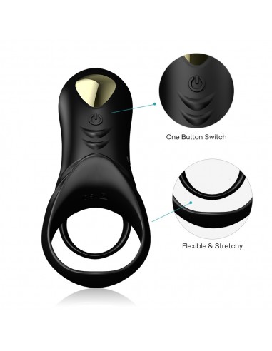 Ranger Black - Pierścienie erekcyjne wibrujące - 8