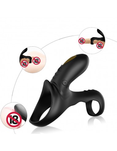 Ranger Black - Pierścienie erekcyjne wibrujące - 9