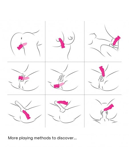 Aurora pink - Nakładki na palce - 11