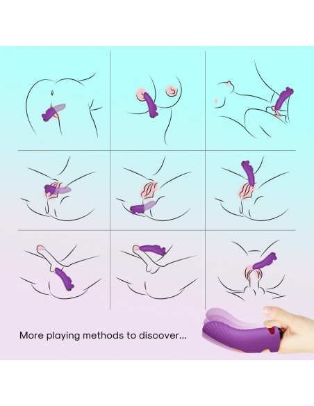 Aurora purple - Nakładki na palce - 4