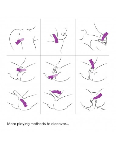 Aurora purple - Nakładki na palce - 15