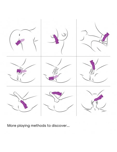 Aurora purple - Nakładki na palce - 15