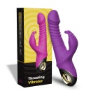 Wibrator Zing Purple z napędem pulsacyjno-obrotowym i stymulacją punktu G, 19,5 cm - 1