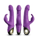 Wibrator Zing Purple z napędem pulsacyjno-obrotowym i stymulacją punktu G, 19,5 cm - 5