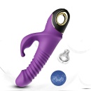 Wibrator Zing Purple z napędem pulsacyjno-obrotowym i stymulacją punktu G, 19,5 cm - 10