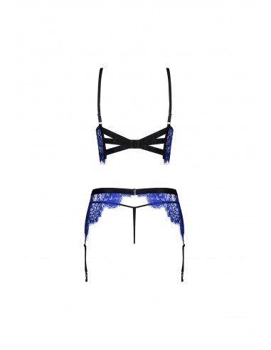 Bielizna-Cobaltess komplet 3-częściowy  S/M - Komplety bielizny erotycznej - 6