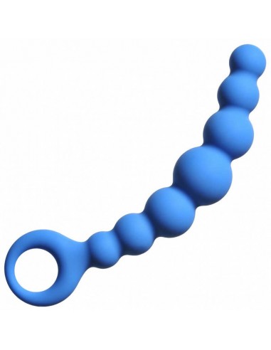 Plug-Anal Beards Flexible Wand Blue - Kulki analne, koraliki analne - 2