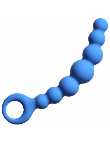 Plug-Anal Beards Flexible Wand Blue - Kulki analne, koraliki analne - 2