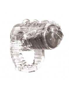 Wibrujący Pierścień Na Penisa Vibrating Sleeve For Tongue Rings Teaser Transparent - Pierścienie erekcyjne wibrujące - 1