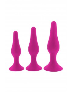 Flirts Curved Anal Training Kit Pink - Zestawy Korków Analnych - 1 2