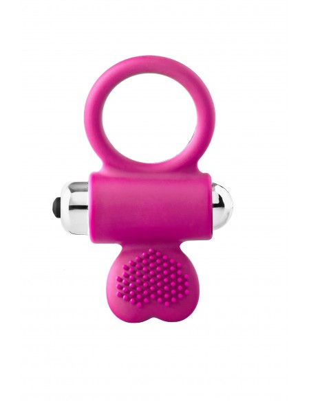 Flirts Cockring Pink - Pierścienie erekcyjne wibrujące - 1