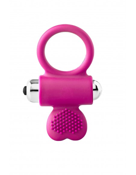 Flirts Cockring Pink - Pierścienie erekcyjne wibrujące - 2