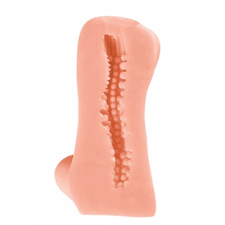 Masturbator Foxy Lady Angie - manualny, anatomiczna faktura wewnętrzna, długość 11,5 cm - 4