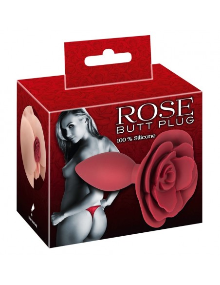 Rose Butt Plug Silicone - Korki analne silikonowe - 1