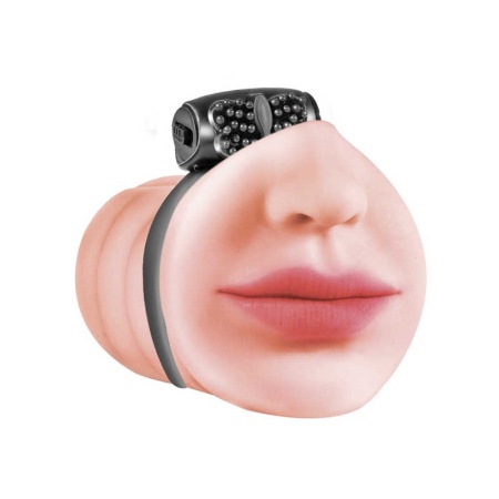 Masturbator Lola z pierścieniem wibracyjnym - technologia Narrow Entrance, materiał TPR, 14,5 cm - 3
