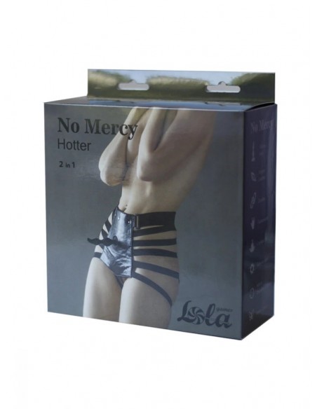 Proteza-Panties with anal plug kit No Mercy Hotter S/M - Strap-ony, dilda na pasku bez wibracji - 4