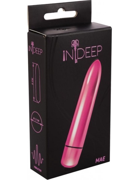 Wibrator-Vibrobullet Indeep Mae Pink - Wibratory Klasyczne - 1