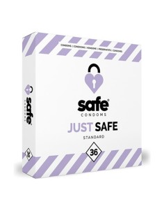 SAFE - Condoms Just Safe Standard (36 pcs) - Prezerwatywy klasyczne - 1