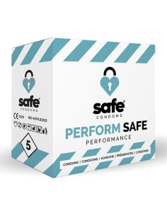 SAFE - Condoms Perform Safe Performance (5 pcs) - Prezerwatywy klasyczne - 1