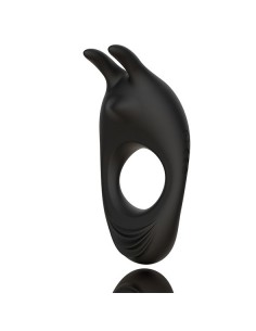 Zeus Dual Vibe Cock Ring Black - Pierścienie erekcyjne wibrujące - 1 2