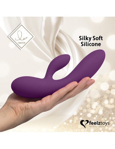 Feelztoys - Lea Rabbit Vibrator Purple - Wibratory Króliczki - 4